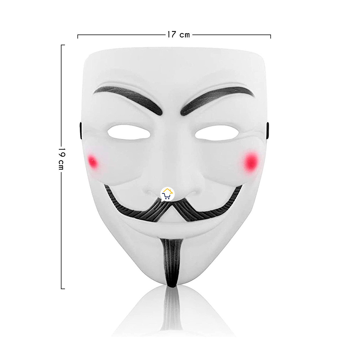 Miniatura 5 de Mascara Anonymous Hacker Fiesta OF102